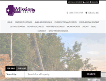 Tablet Screenshot of missionrealtyllc.com